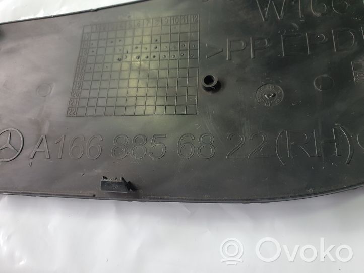 Mercedes-Benz ML W166 Mascherina inferiore del paraurti anteriore A1668856822