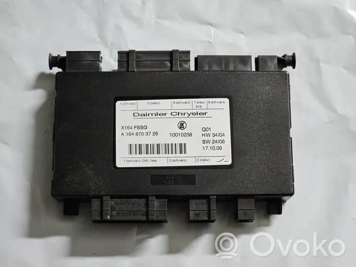 Mercedes-Benz GL X164 Modulo di controllo sedile A1648703726