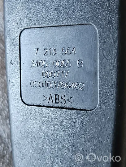 BMW 3 E90 E91 Front seatbelt buckle 7213564