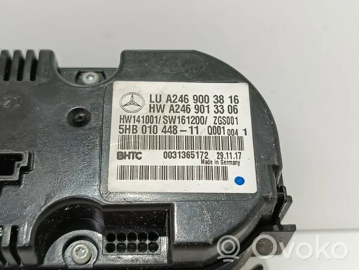 Mercedes-Benz GLA W156 Ilmastoinnin ohjainlaite 