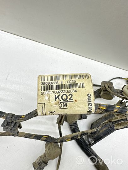 Opel Astra K Parking sensor (PDC) wiring loom 39093238