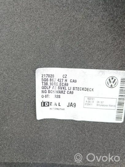 Volkswagen Golf VII Boczek / Tapicerka / bagażnika 5G6867427