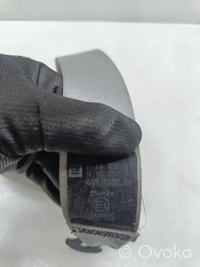 Opel Corsa D Rear seatbelt 13251320