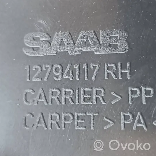 Saab 9-3 Ver2 Rivestimento pannello inferiore del bagagliaio/baule 12794117