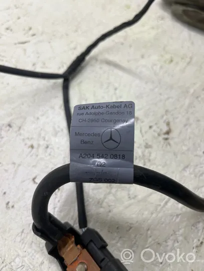 Mercedes-Benz C W204 Negative earth cable (battery) A2045420818