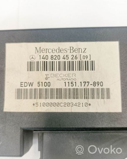 Mercedes-Benz SL R129 Hälytyksen ohjainlaite/moduuli A1408204526
