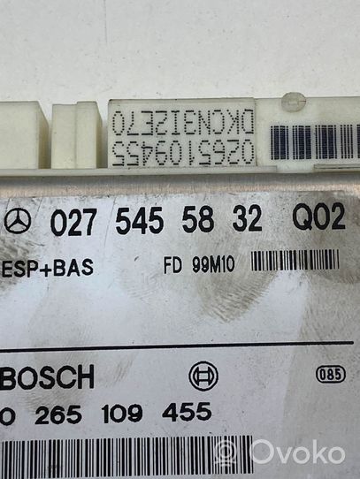 Mercedes-Benz SL R129 ABS valdymo blokas 0275455832