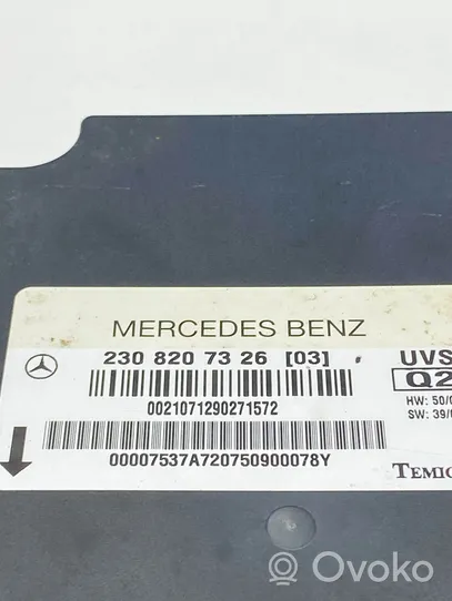 Mercedes-Benz SL R230 Avoauton katon ohjausyksikkö 2308207326