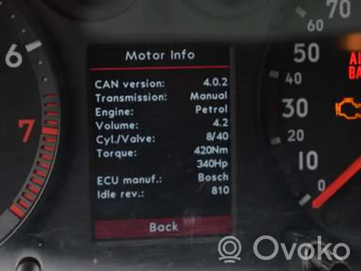 Audi RS6 C5 Velocímetro (tablero de instrumentos) 4B0920937B