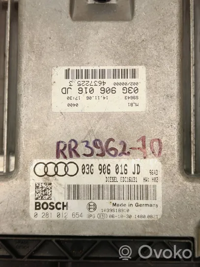 Audi A4 S4 B7 8E 8H Блок управления двигателя 03G906016JD