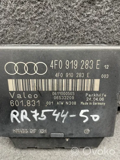 Audi A6 S6 C6 4F Unité de commande, module PDC aide au stationnement 4F0919283E