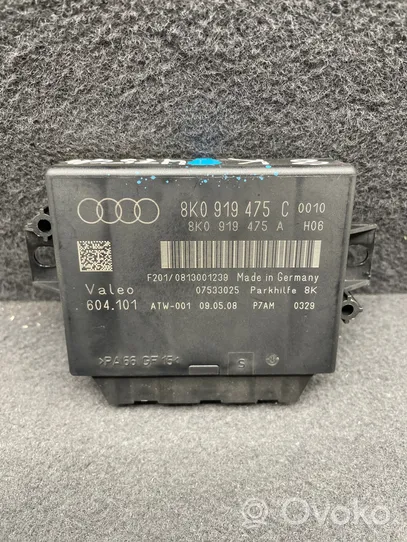 Audi A4 S4 B8 8K Unité de commande, module PDC aide au stationnement 8K0919475C