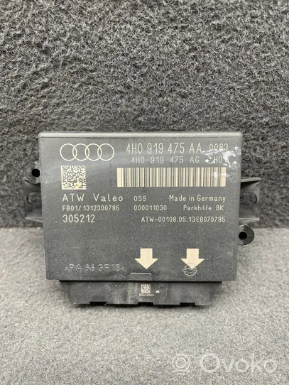 Audi A6 S6 C7 4G Sterownik / Moduł parkowania PDC 4H0919475AA