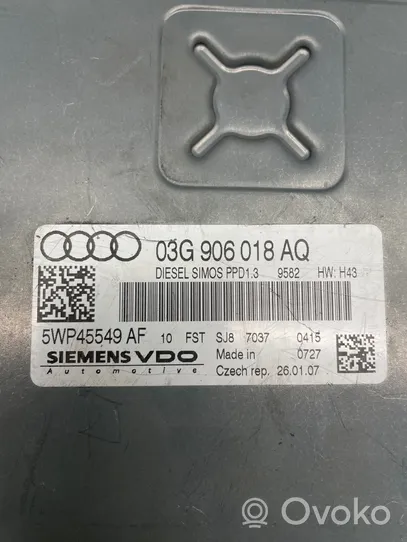 Audi A4 S4 B7 8E 8H Calculateur moteur ECU 03G906018AQ