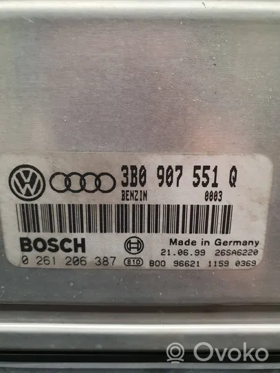 Audi A4 S4 B5 8D Centralina/modulo del motore 3B0907551Q