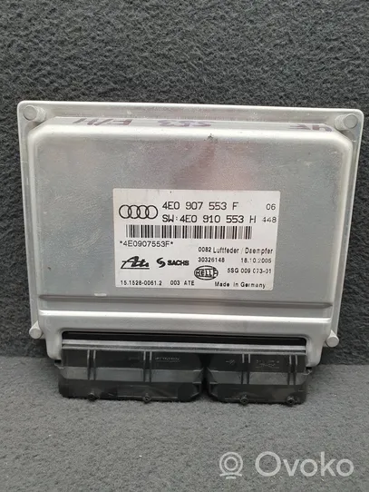 Audi A8 S8 D3 4E Module de commande suspension pneumatique arrière 4E0907553F