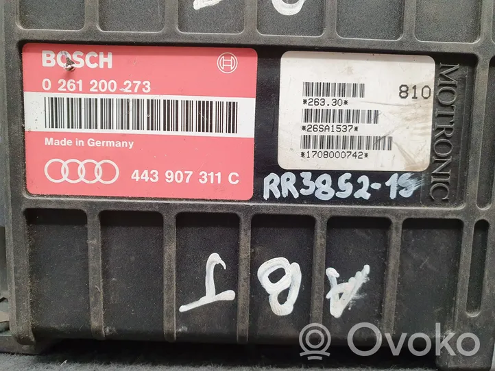 Audi 80 90 S2 B4 Sterownik / Moduł ECU 443907311C