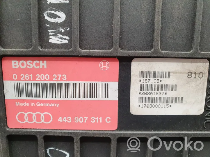 Audi 80 90 S2 B4 Sterownik / Moduł ECU 443907311C