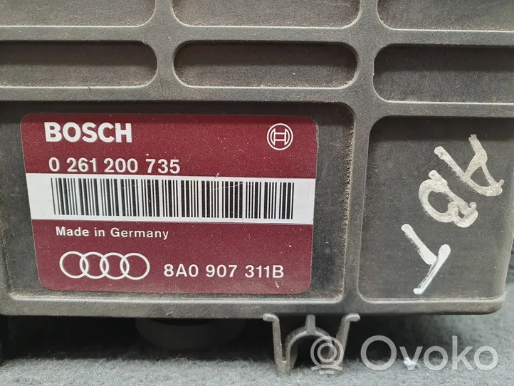 Audi 80 90 S2 B4 Moottorin ohjainlaite/moduuli 8A0907311B