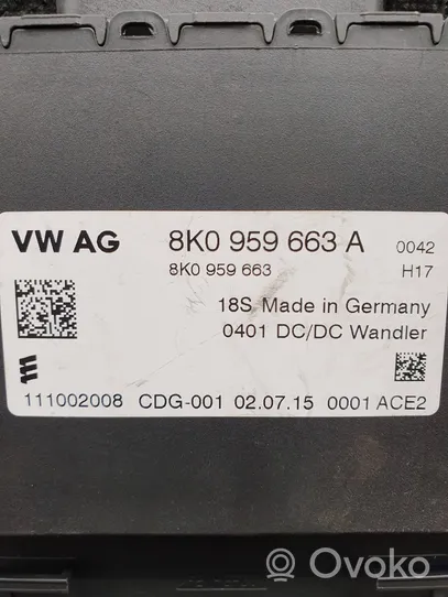 Audi A4 S4 B8 8K Power management control unit 8K0959663A