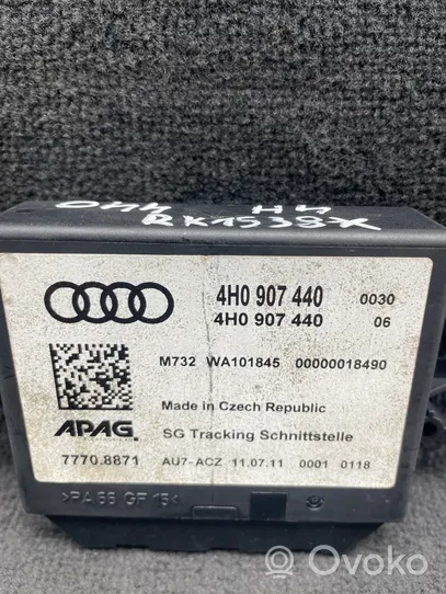 Audi A6 S6 C7 4G Pysäköintitutkan (PCD) ohjainlaite/moduuli 4H0907440