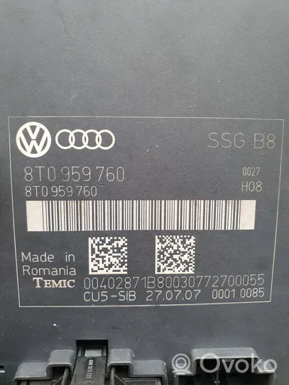 Audi S5 Istuimen säädön moduuli 8T0959760
