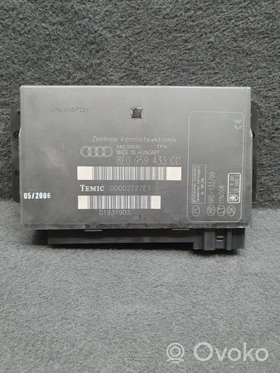 Audi A4 S4 B7 8E 8H Módulo de confort/conveniencia 8E0959433CC