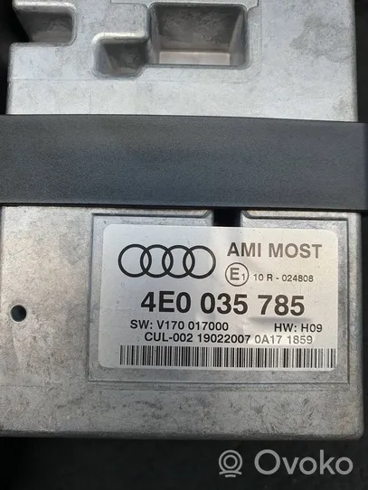 Audi A6 Allroad C6 Pääyksikkö multimedian ohjaus 4E0035785