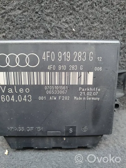 Audi A6 S6 C6 4F Parkavimo (PDC) daviklių valdymo blokas 4F0919283G