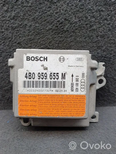 Audi A6 S6 C5 4B Module de contrôle airbag 4B0959655M