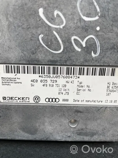 Audi A6 S6 C6 4F Jednostka MMI 4F0910731