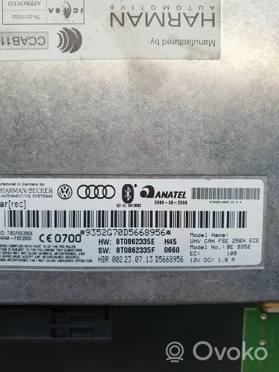 Audi A4 S4 B8 8K Bluetoothin ohjainlaite/moduuli 8T0862335E