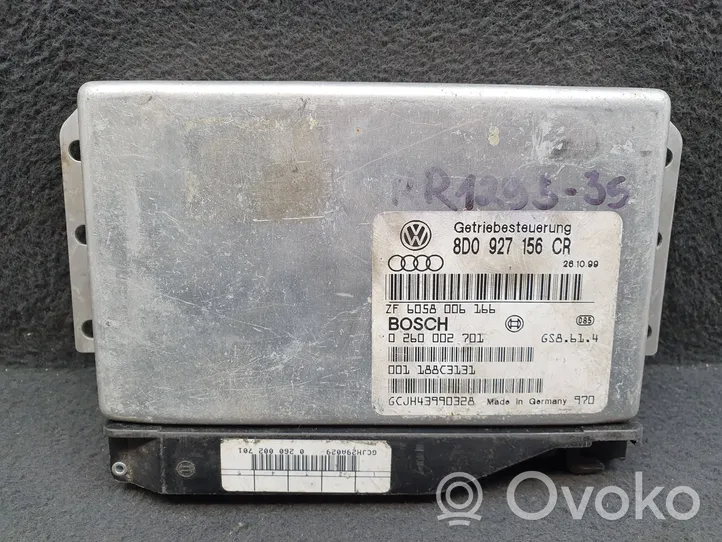 Audi A4 S4 B5 8D Pavarų dėžės valdymo blokas 8D0927156CR