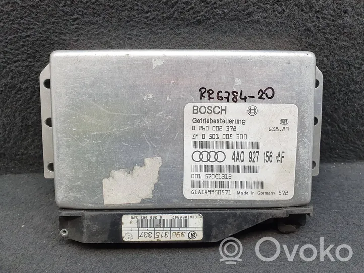 Audi A6 S6 C4 4A Gearbox control unit/module 4A0927156AF