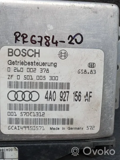 Audi A6 S6 C4 4A Gearbox control unit/module 4A0927156AF