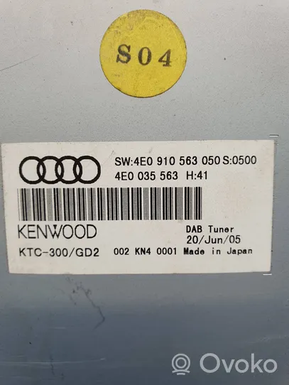 Audi A6 S6 C6 4F Inne komputery / moduły / sterowniki 4E0910563