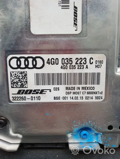 Audi A6 S6 C7 4G Sound amplifier 4G0035223C