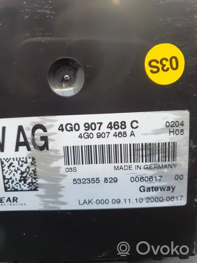 Audi A7 S7 4G Gateway valdymo modulis 4G0907468C