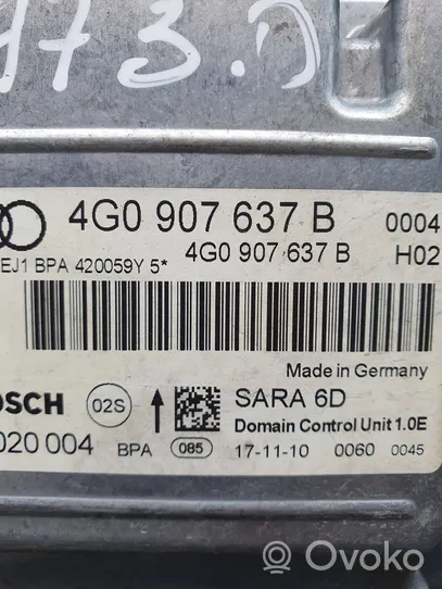 Audi A7 S7 4G Aktiivijousituksen ohjainlaite (ESP) 4G0907637B