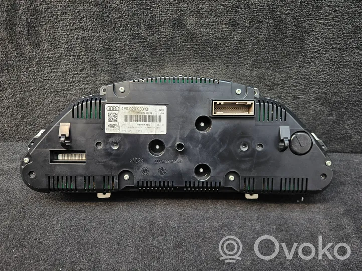 Audi A6 S6 C6 4F Compteur de vitesse tableau de bord 4F0920933Q