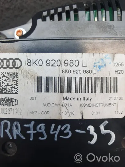 Audi A4 S4 B8 8K Tachimetro (quadro strumenti) 8K0920980L