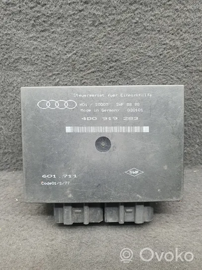 Audi A8 S8 D2 4D Unité de commande, module PDC aide au stationnement 4D0919283