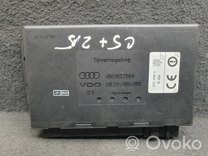 Audi A6 S6 C5 4B Mukavuusmoduuli 4B0962258K