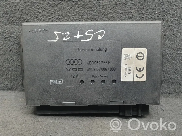 Audi A6 S6 C5 4B Mukavuusmoduuli 4B0962258K