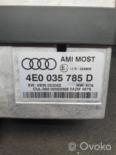 Audi Q7 4L Muut ohjainlaitteet/moduulit 4E0035785D