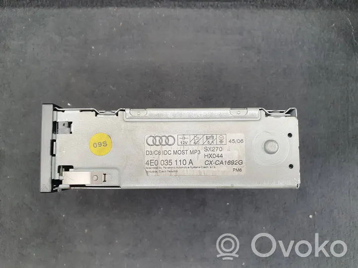 Audi A8 S8 D3 4E Changeur CD / DVD 4E0035110A