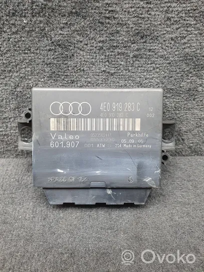 Audi A8 S8 D3 4E Unité de commande, module PDC aide au stationnement 4E0919283C