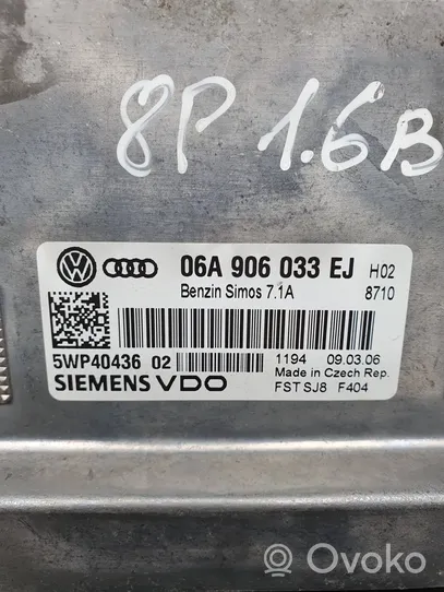 Audi A3 S3 A3 Sportback 8P Centralina/modulo motore ECU 06A906033EJ