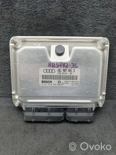 Audi A6 S6 C5 4B Calculateur moteur ECU 4B1907401D