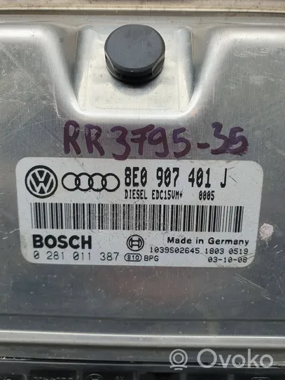Audi A6 S6 C5 4B Calculateur moteur ECU 8E0907401J